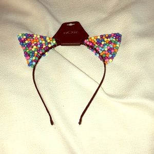 Girls “Rainbow” Cat Colors Ear Headband
